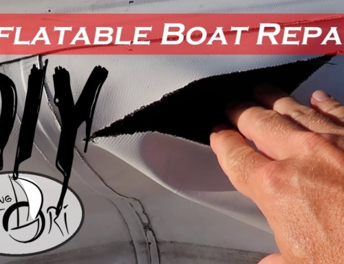 Step-by-Step – Inside/Outside Patch – Inflatable Boat Repair (Sailing Satori) OTH:7