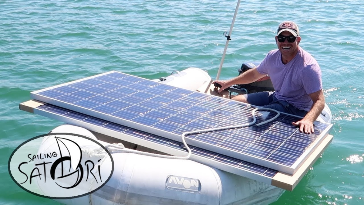 sailboat solar setup