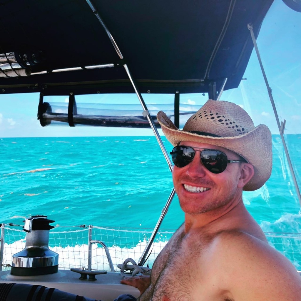 Nick sailing to Ponce