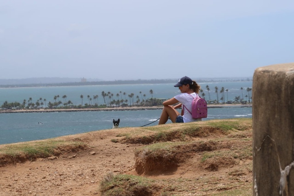 Kelly and Arthur in El Morro