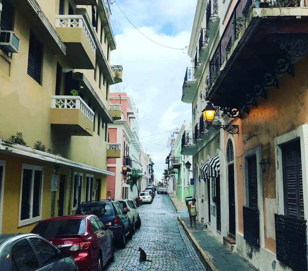 The streets of Old San Juan