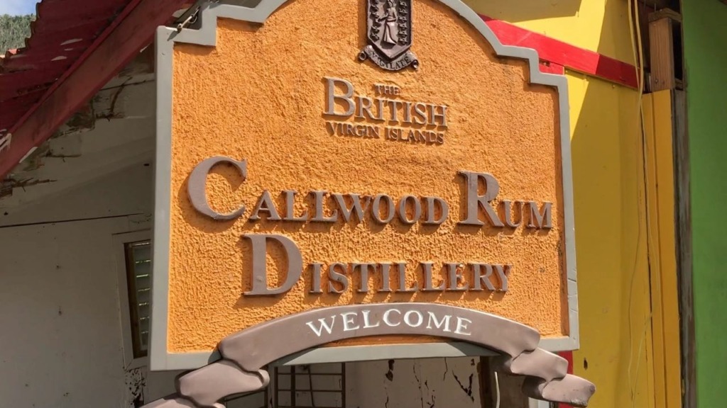 Callwood Rum Distillery sign