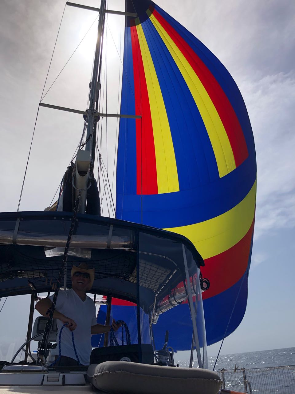 catamaran spinnaker sailing